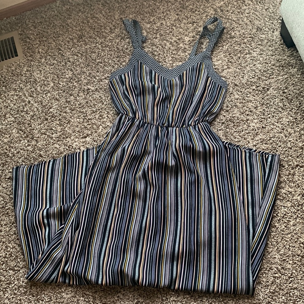 Xhilaration pinstripe maxi dress. Worn once.